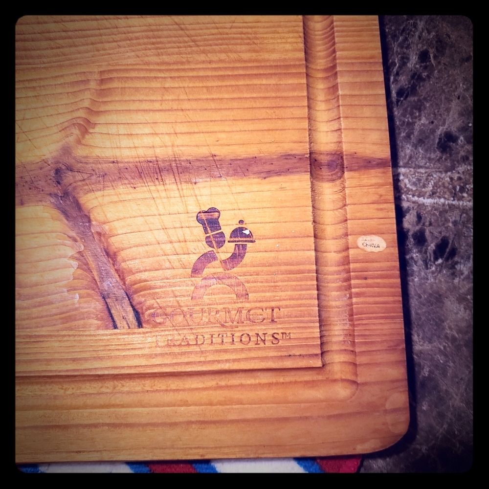 Real wood cutting board